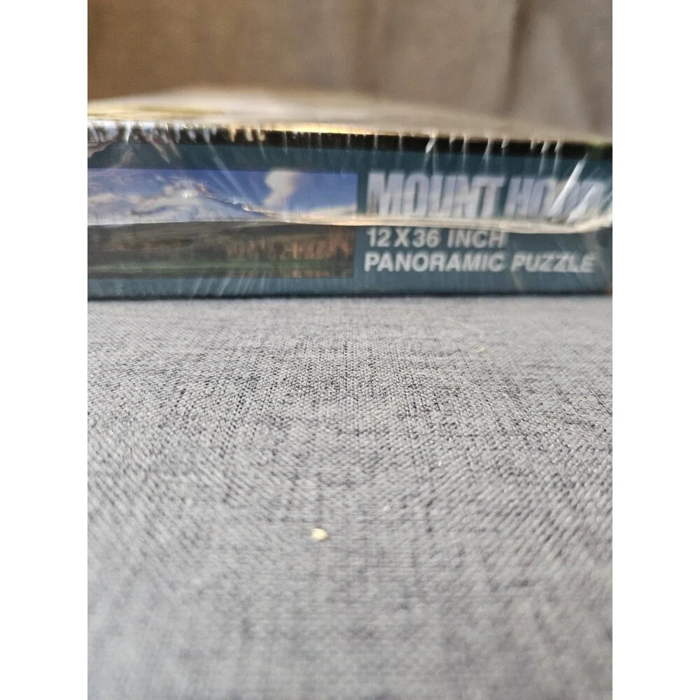 Sealed Mount Hood Panoramic Over 500 Pieces Jigsaw #10085 12×36 Vintage Puzzle
